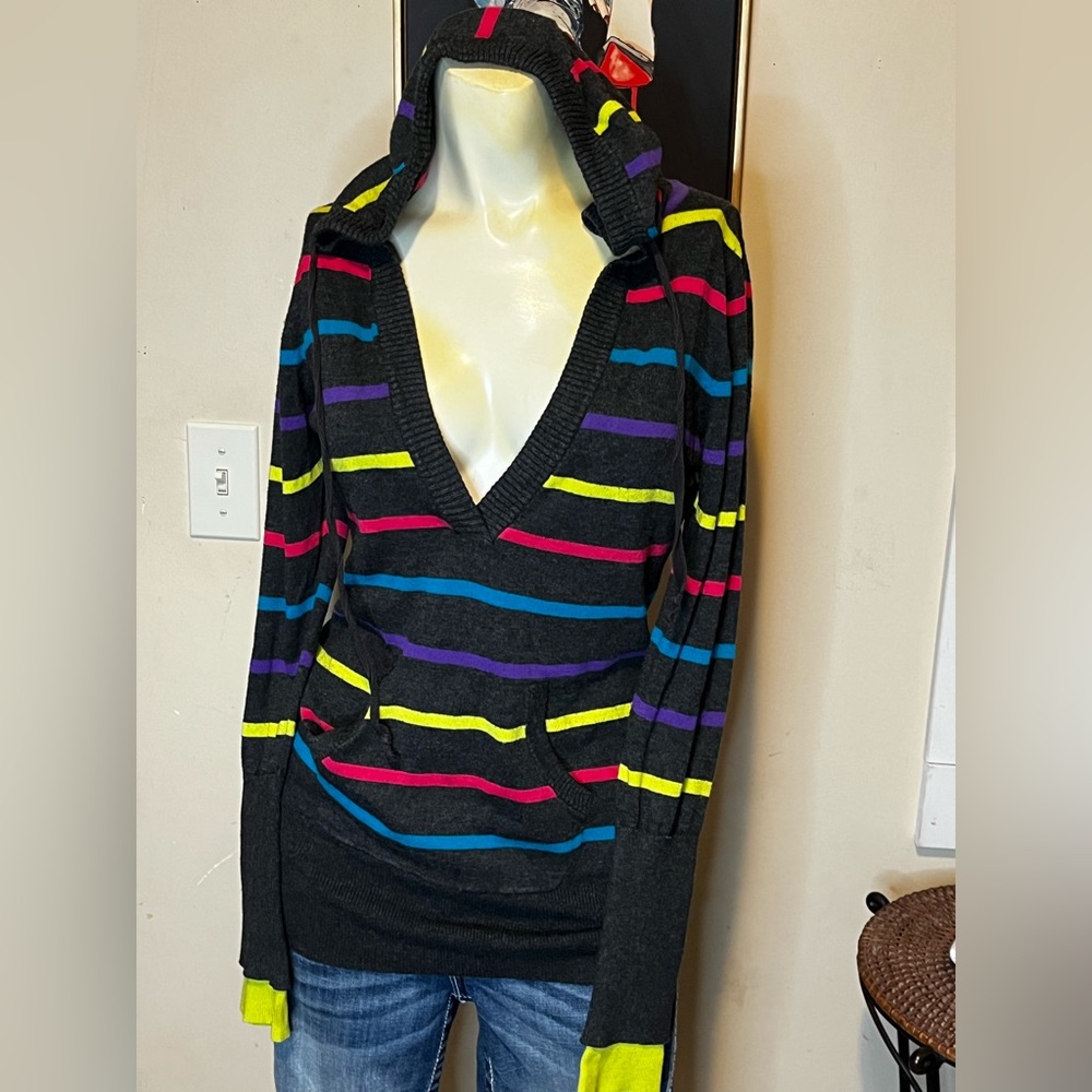 Colorful hooded sweatshirt
